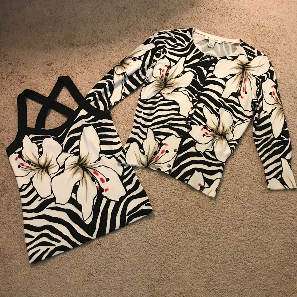 Cardigan set with lovely detail