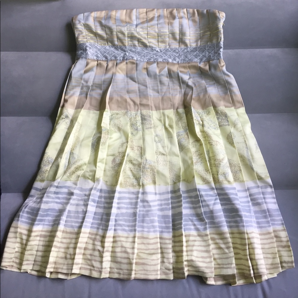 BCBG strapless dress size small