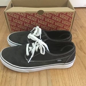 Charcoal Gray Brigata Vans