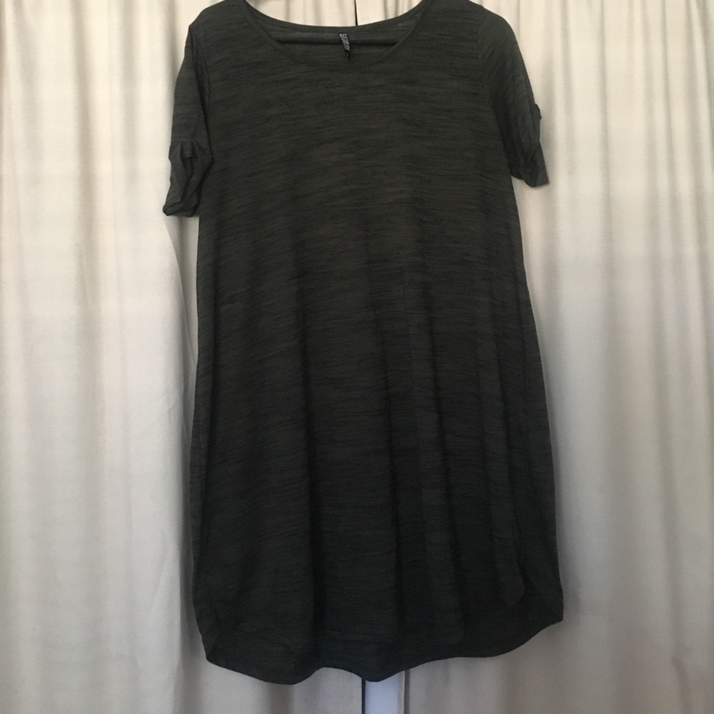 Green t shirt dress