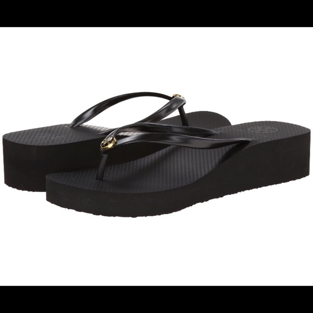 Tory Burch Wedge Flip Flops