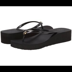 Tory Burch Wedge Flip Flops