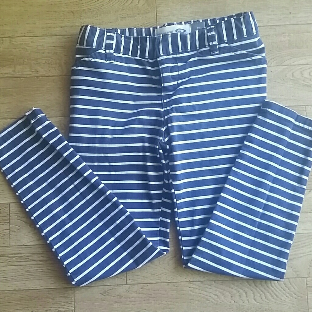 Girl's Striped Pants