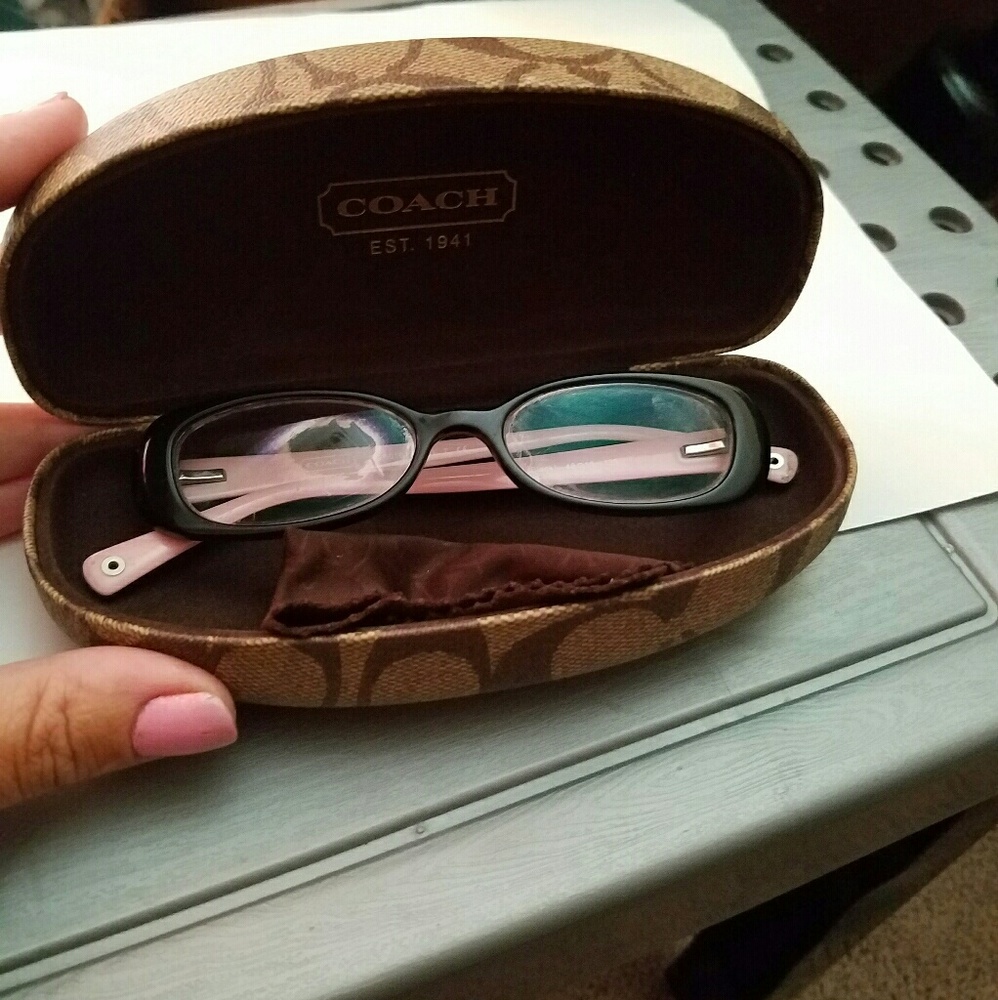 Coach glasses frames and case