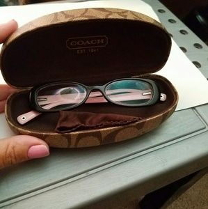 Coach glasses frames and case