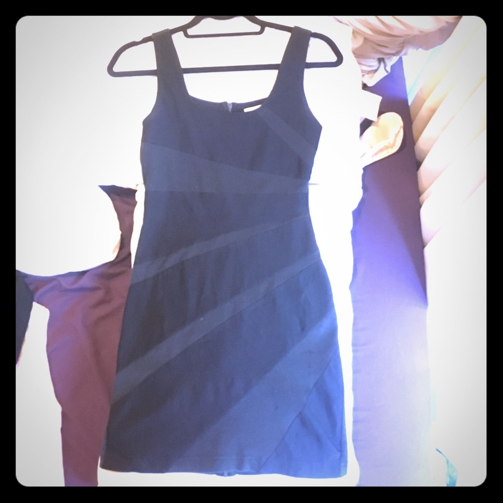 Silence + Noise black mini-dress