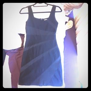 Silence + Noise black mini-dress