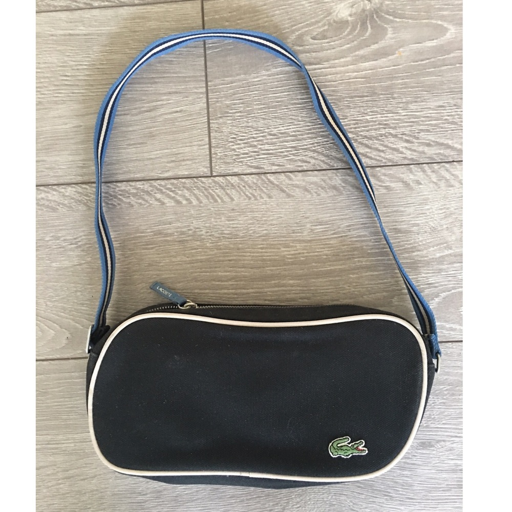 Lacoste Purse, Black & Blue