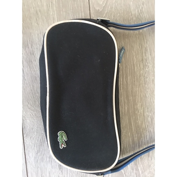 Lacoste Purse, Black & Blue - Picture 2 of 3