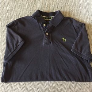 Final Mark⬇️ A&F - Navy Blue Polo