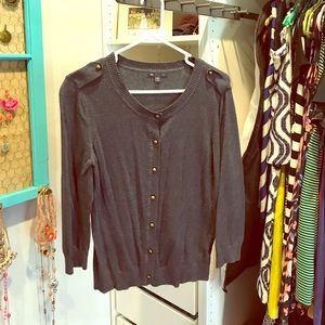GAP Brass Button Cardigan