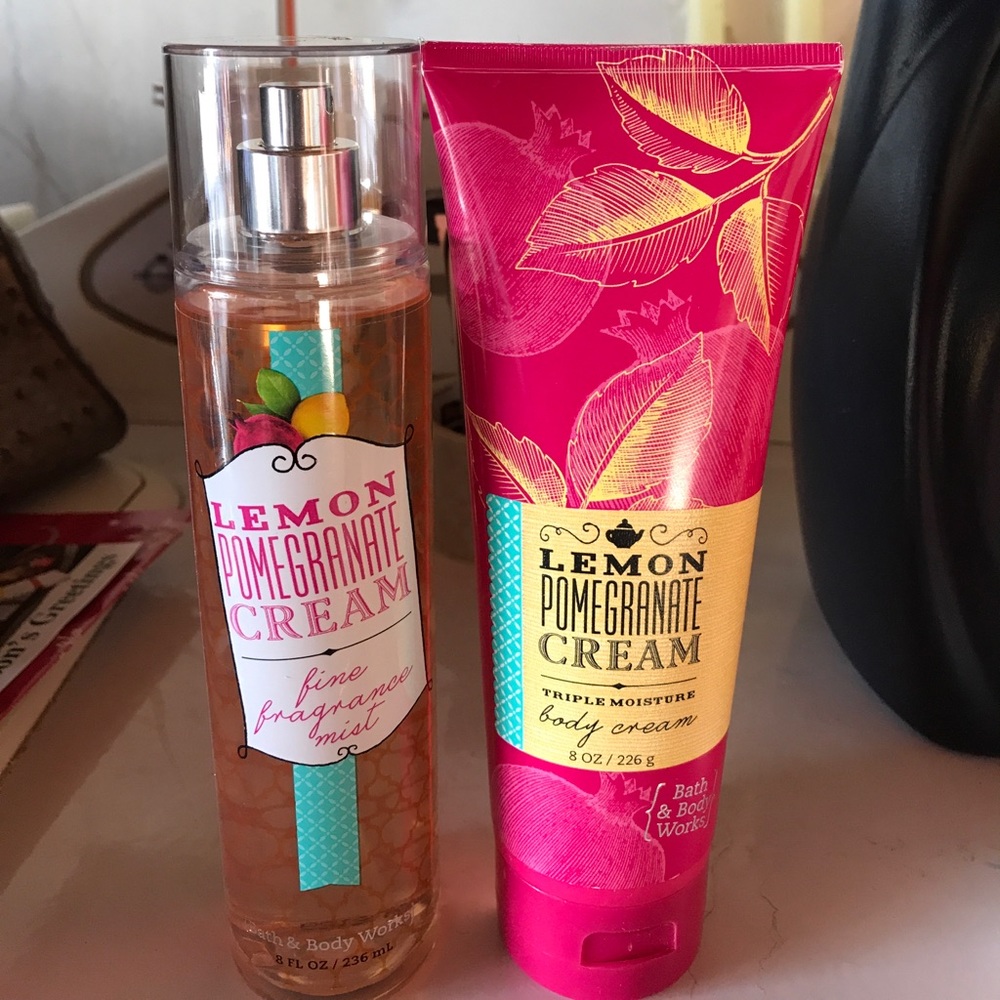 Bath & Body Lemon Pomegranate Cream Perfume/lotion