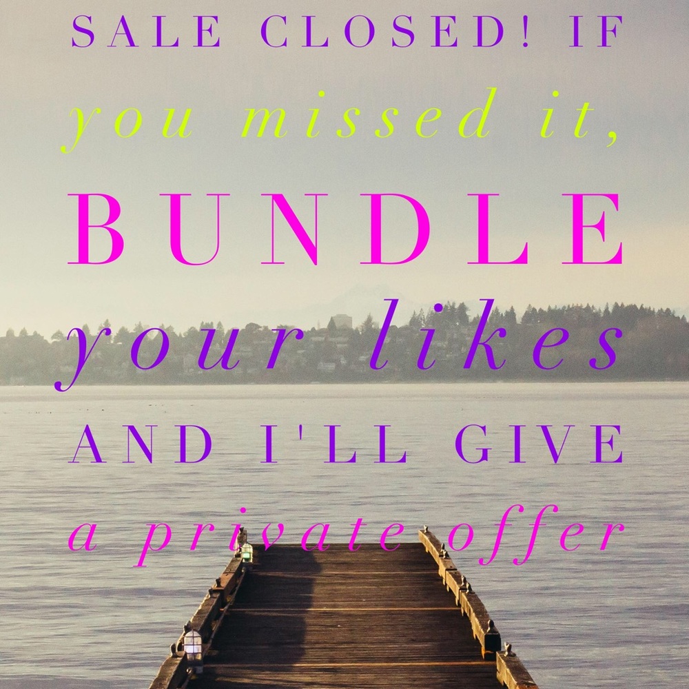 SALE CLOSED😫! But BUNDLE and SAVE