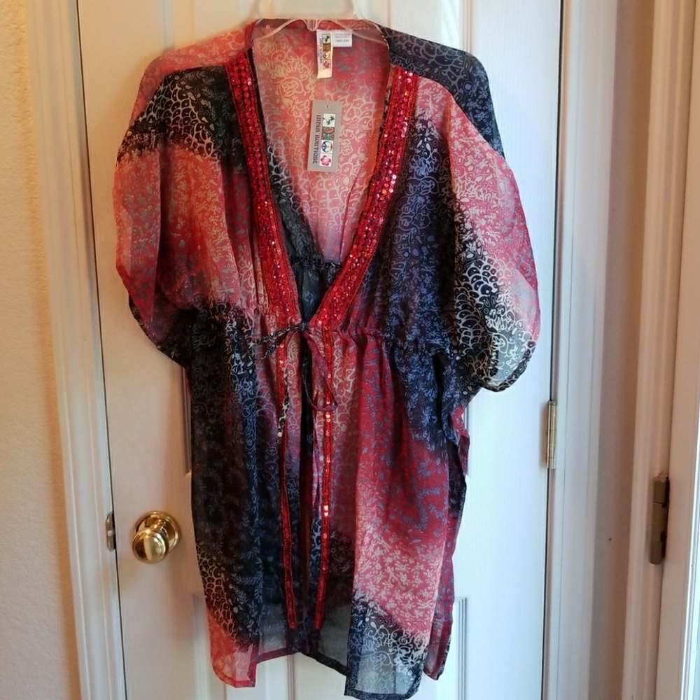 NWT INDIA BOUTIQUE EMBELLISHED BLOUSE