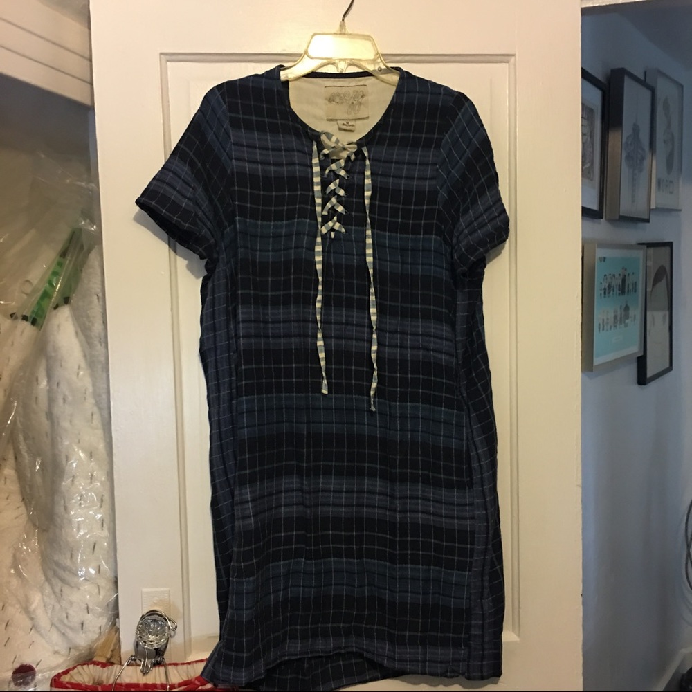 Ace & Jig shift dress in Aquarius textile