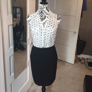 Ann Taylor Loft black pencil skirt