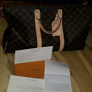 Louis vuitton keepal 50 MNG hand/ luggage bag