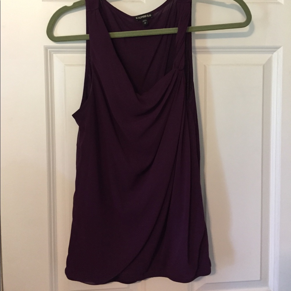 Express purple tank.
