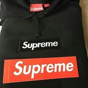 Black Supreme hoodie