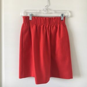 Red wool J Crew skirt!