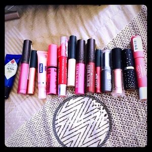 Lipsticks, lip balm, lip gloss, $17 for all!!
