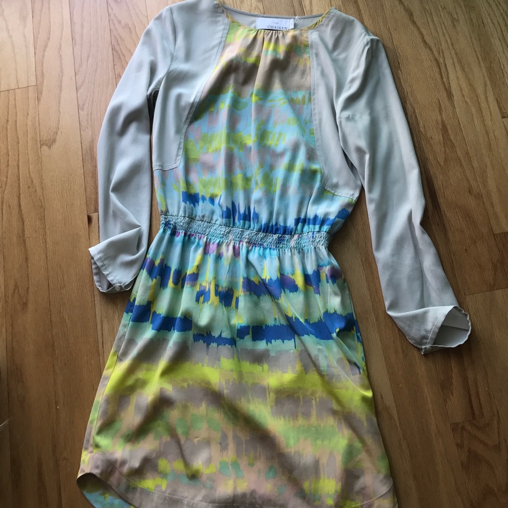 Pastel Chaiken silk dress