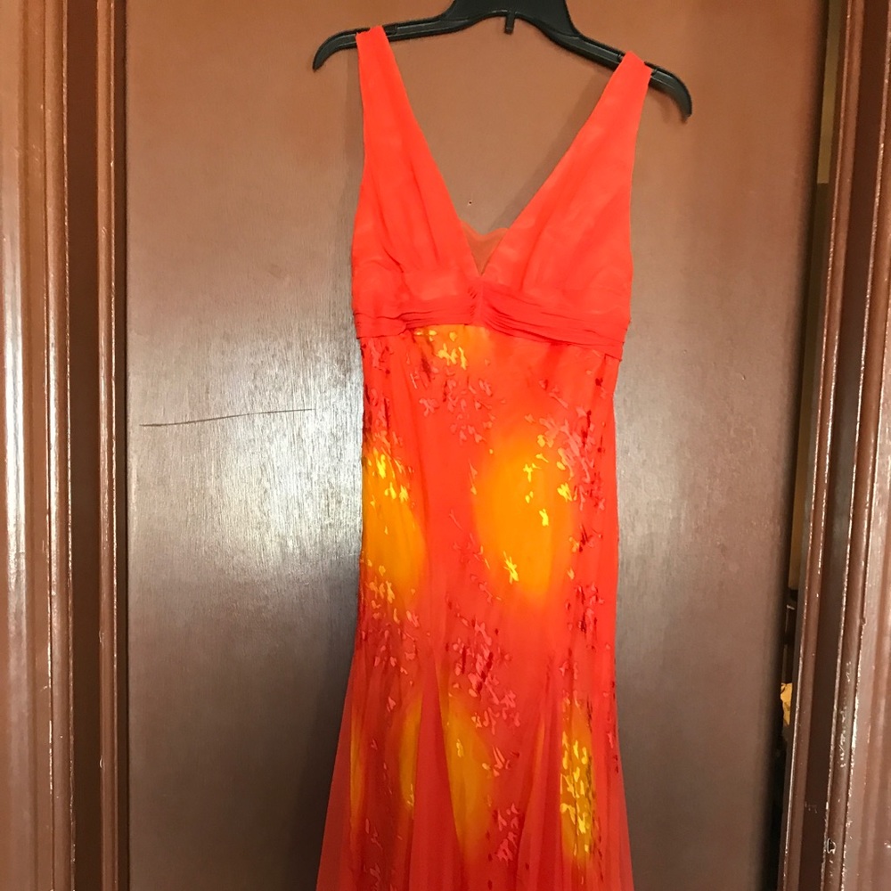Orange/Yellow Wedding or Prom Dress