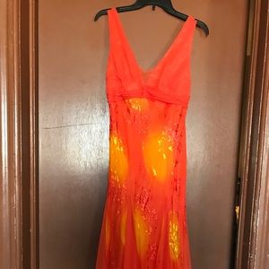 Orange/Yellow Wedding or Prom Dress