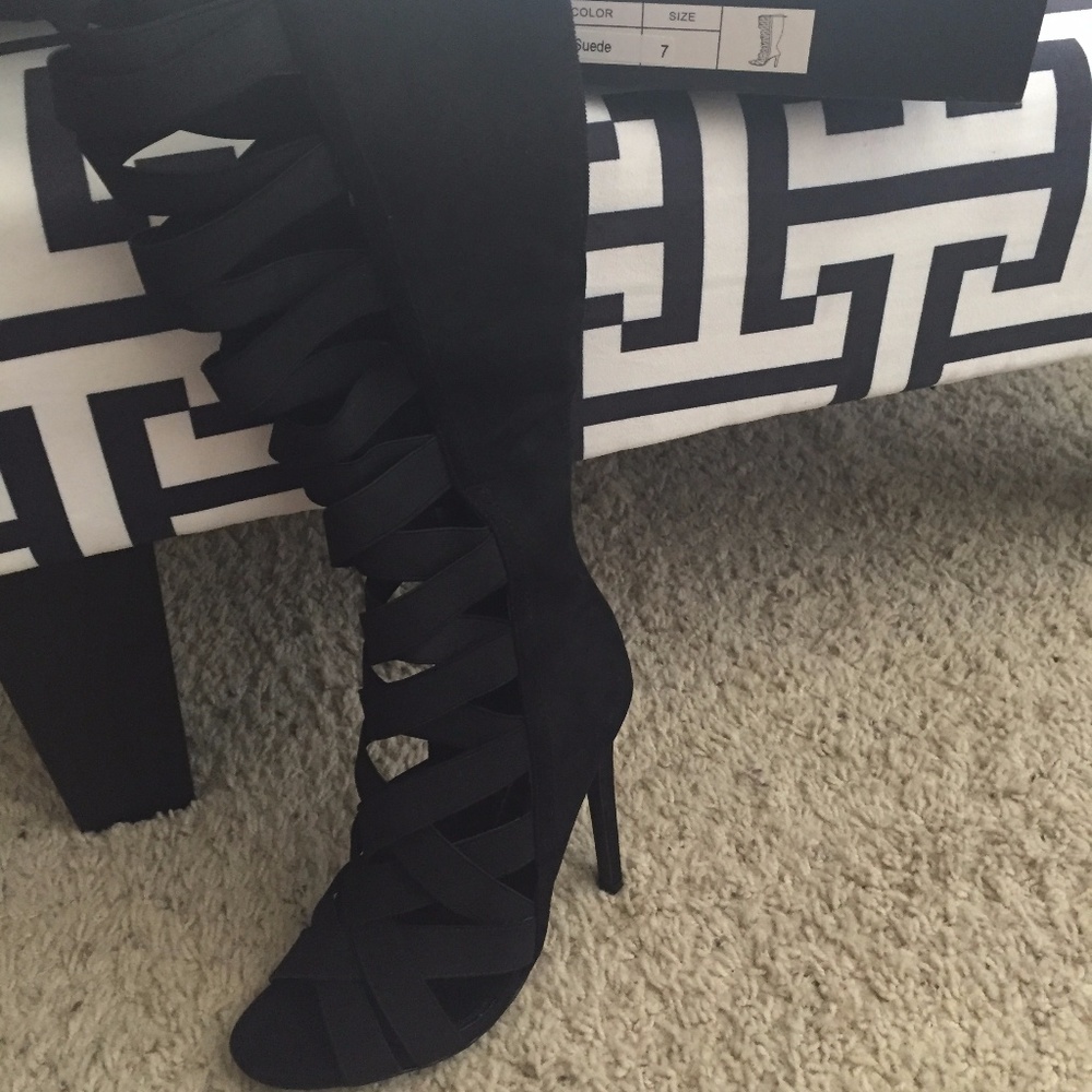 Knee high heels