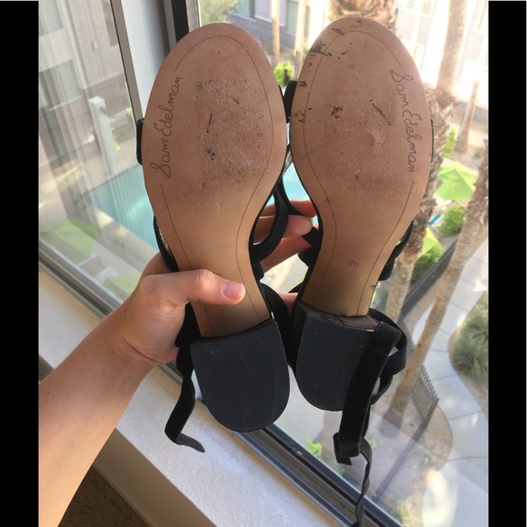 Sam Edelman Sheri Ankle Wrap Block Heel - Picture 5 of 8