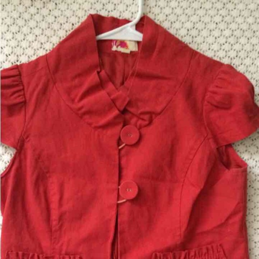 Forever 21 Linen Blazer S