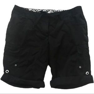 White House Black Market drawstring Bermuda shorts