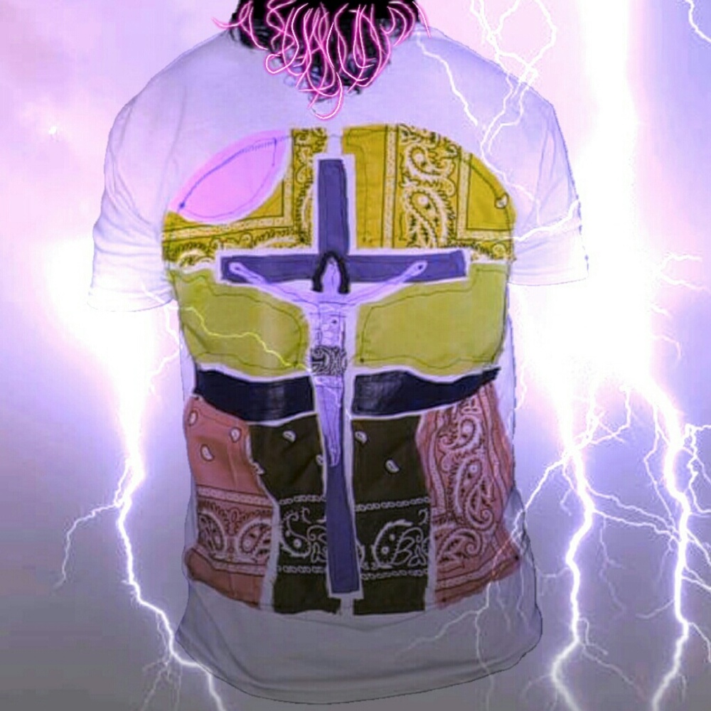 Jesus crucifix body design for men and women