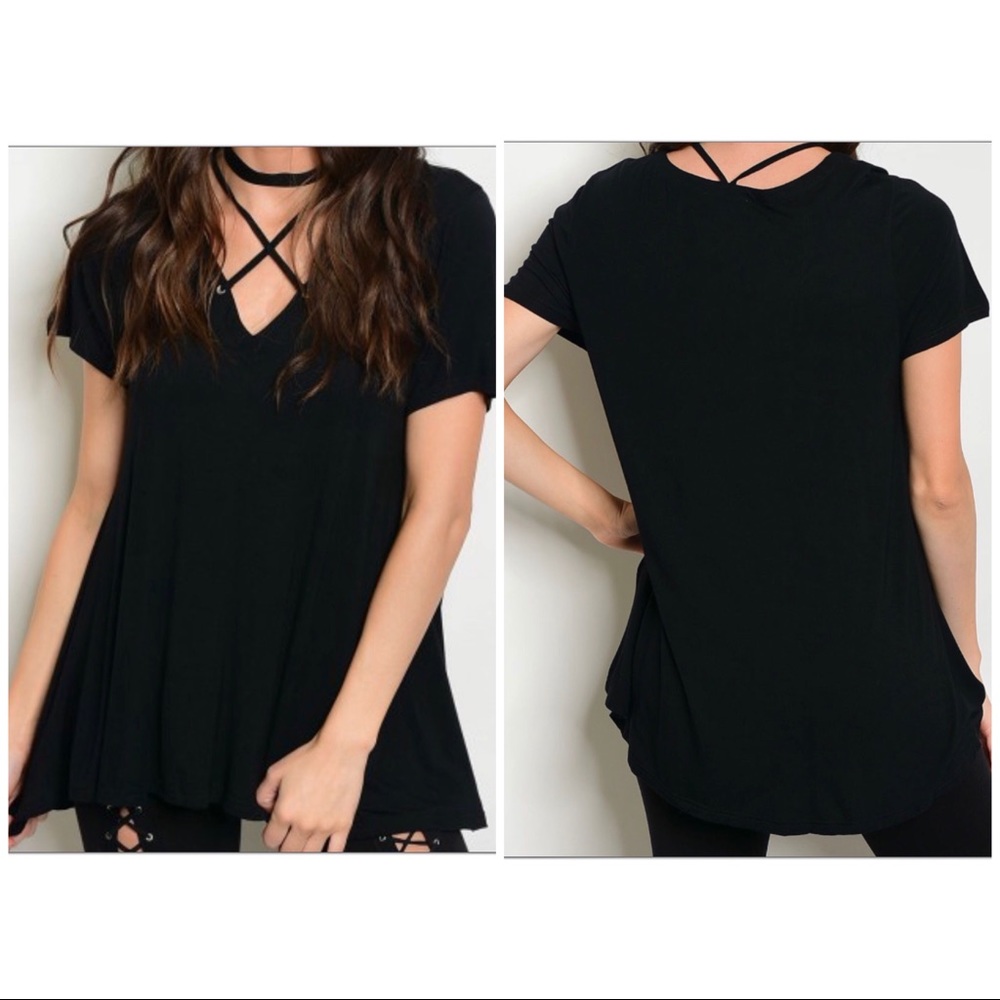 Strappy Crisscross Tunic