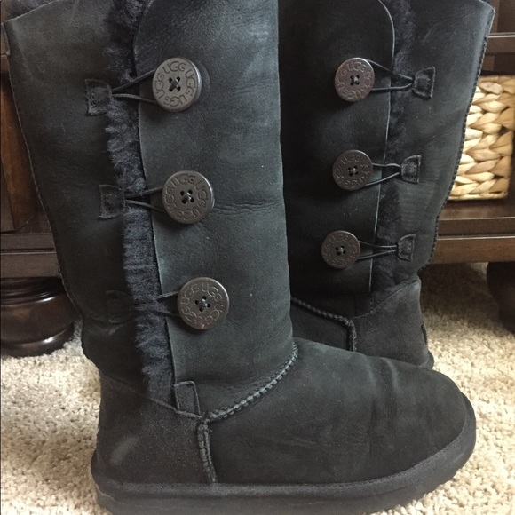 UGG Shoes - UGG Bailey button tall black boots
