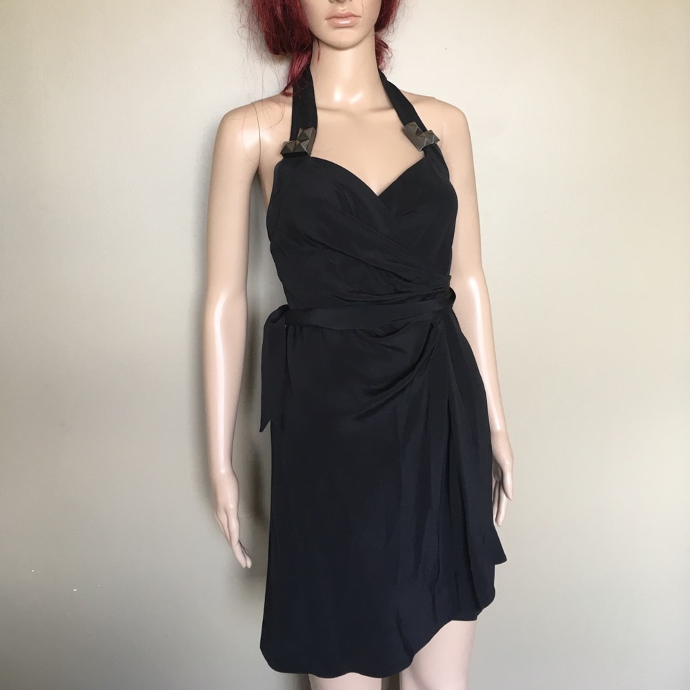 VENA CAVA silk wrap dress