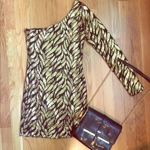 One shoulder mini dress