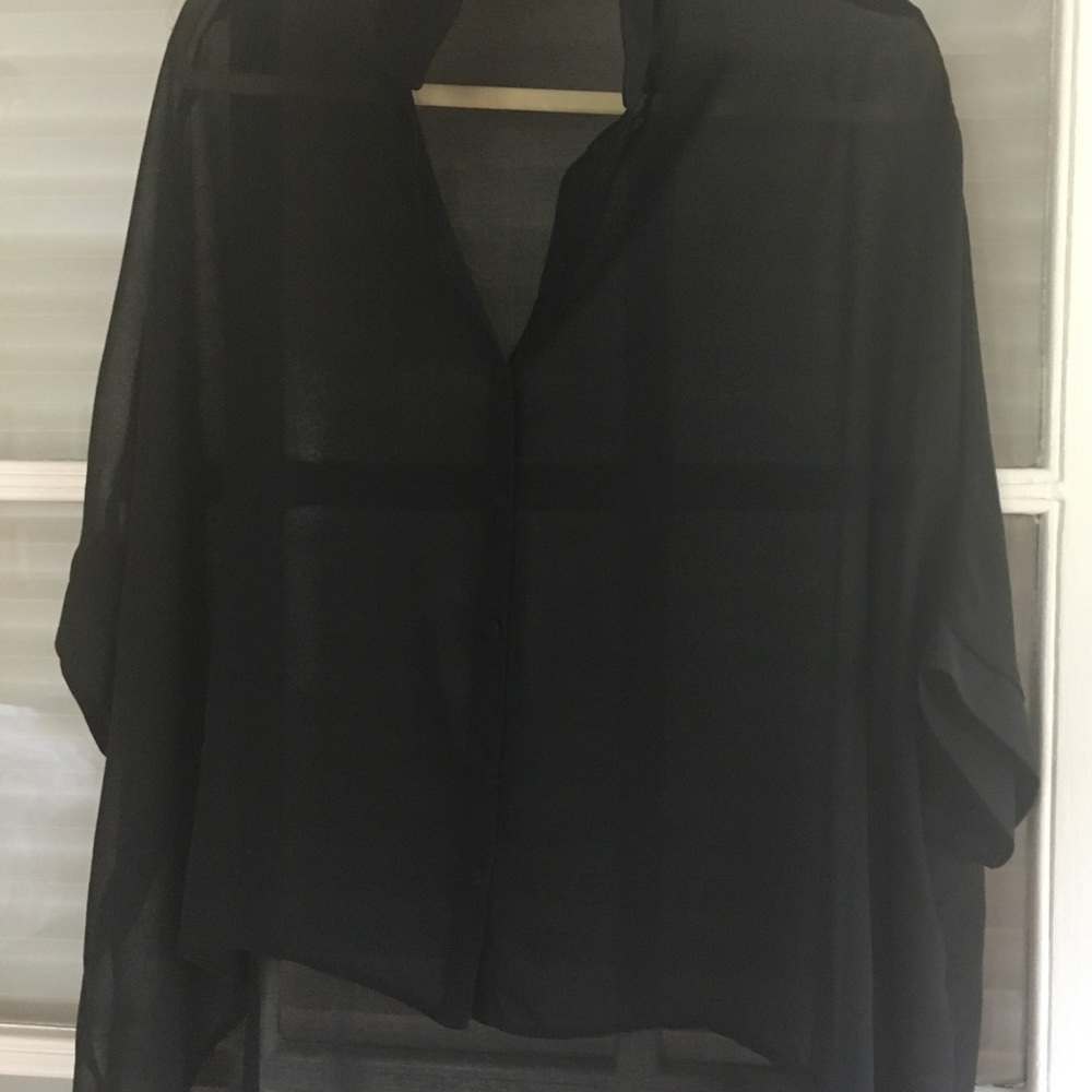 Topshop Sheer Blouse