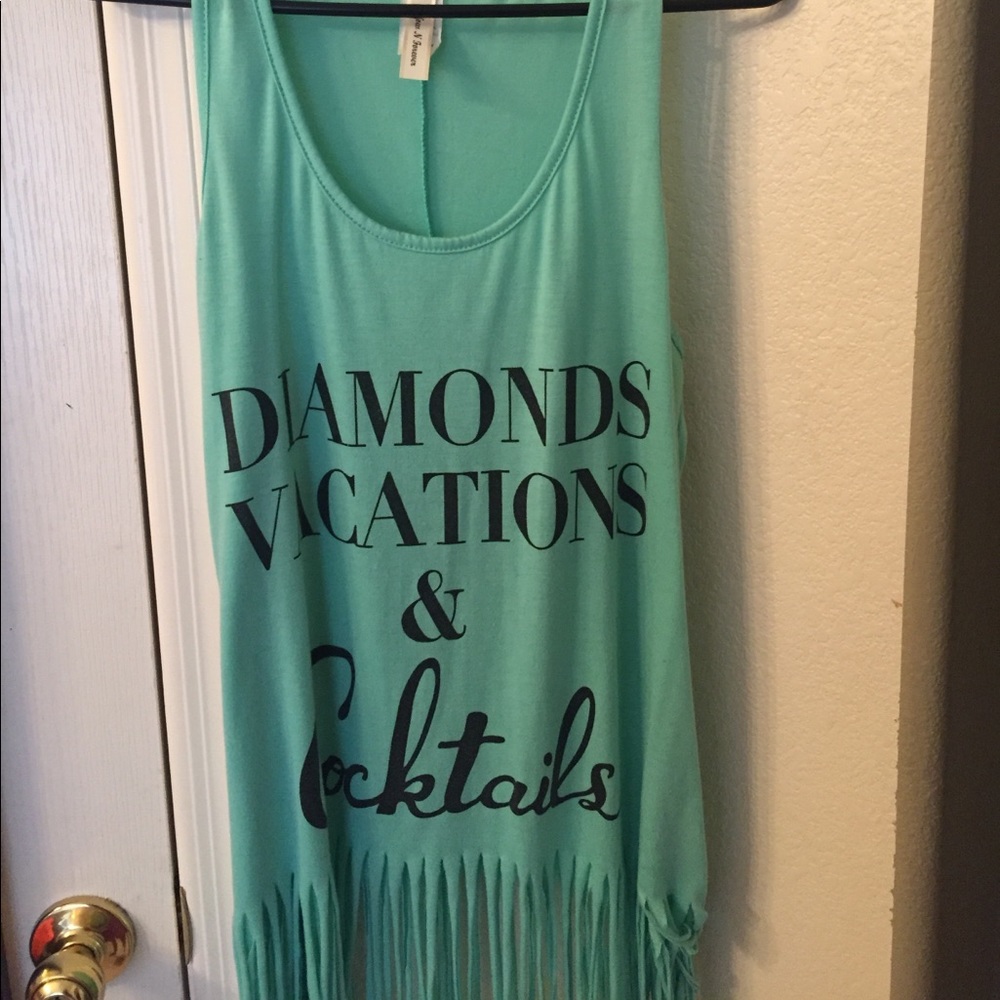 vacation mint tank