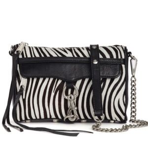 Brand New Rebecca Minkoff Zebra Mini Mac