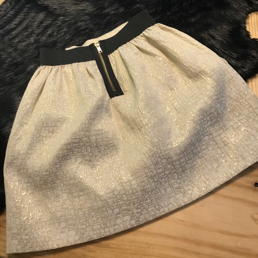 Gold skirt