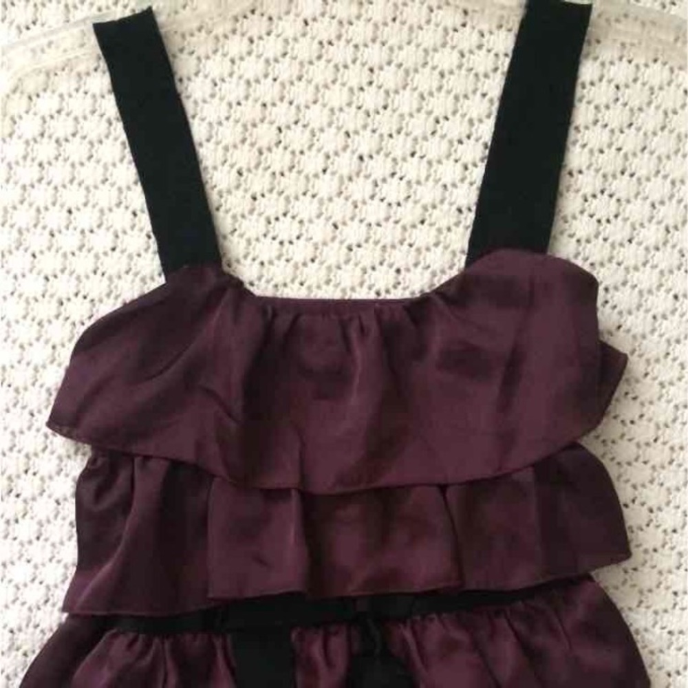 LC Lauren Conrad Ruffled Tank XS