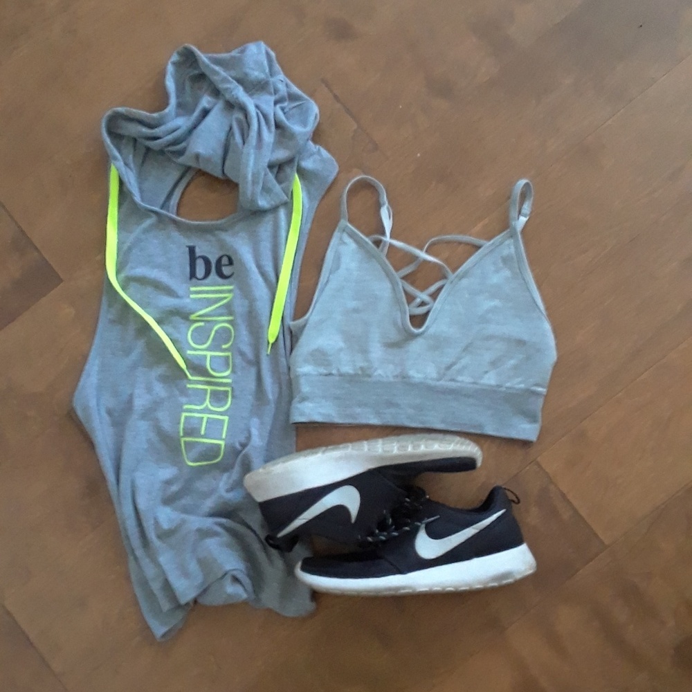 VS Pink Crop/ Athletic Bra