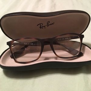 Ray-Ban eyeglass frames in Ray-Ban case. EUC.