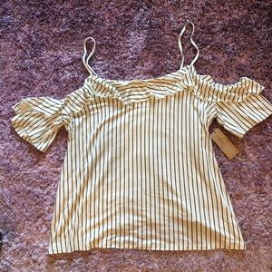 AEO cold shoulder top