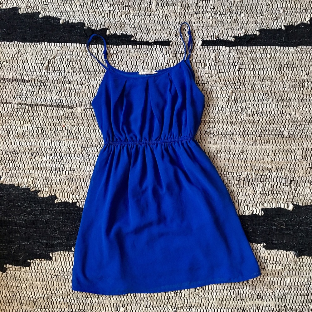 Blue sundress