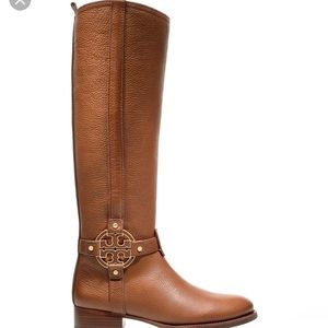 Tory Burch Amanda Riding Boots in Brown