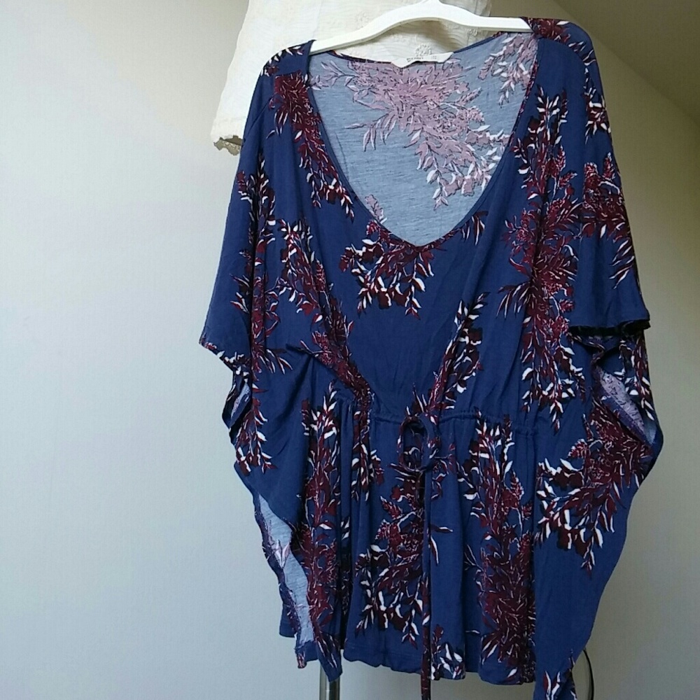 Cinch waist swing shirt