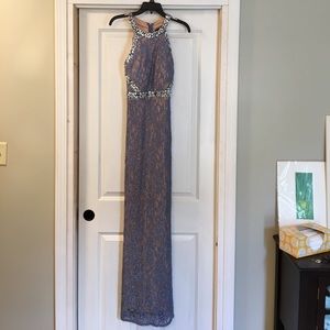 Jeweled sparkly prom dress