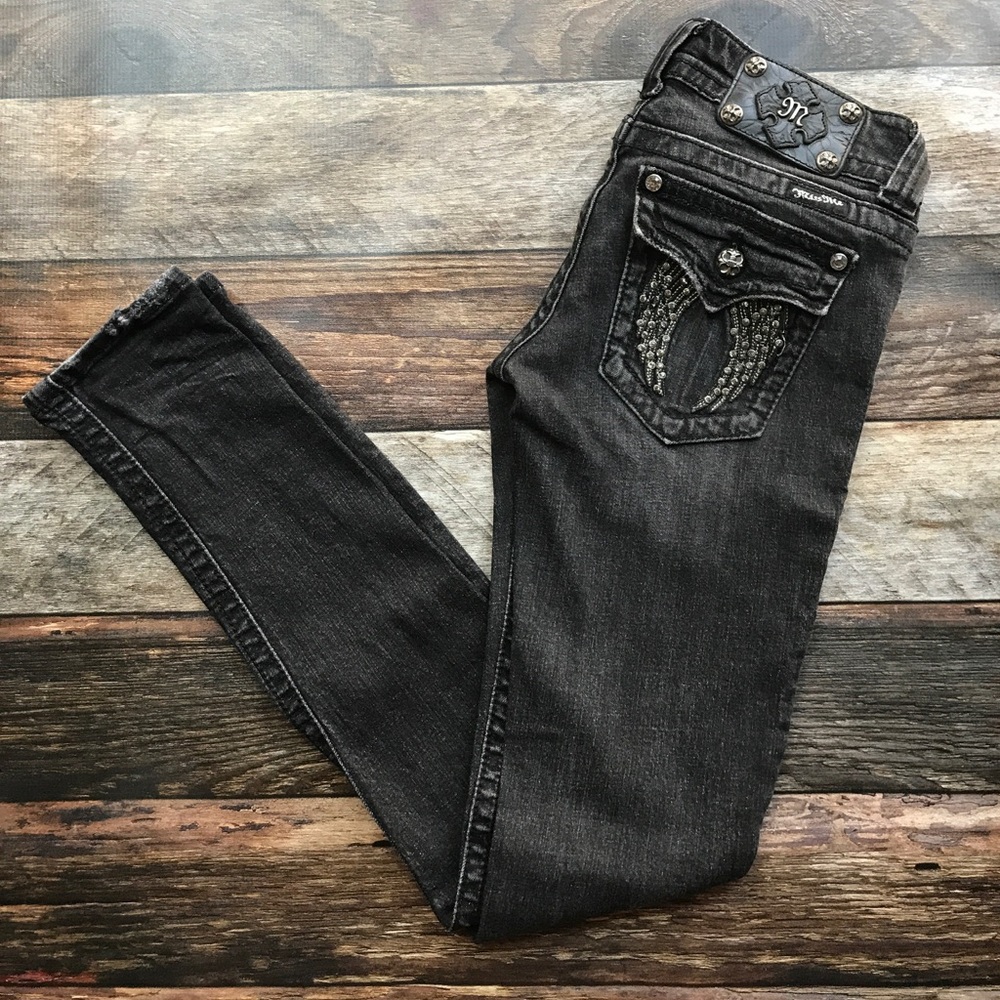 Miss me jeans. Winged pocket. Size 26 - Picture 2 of 6